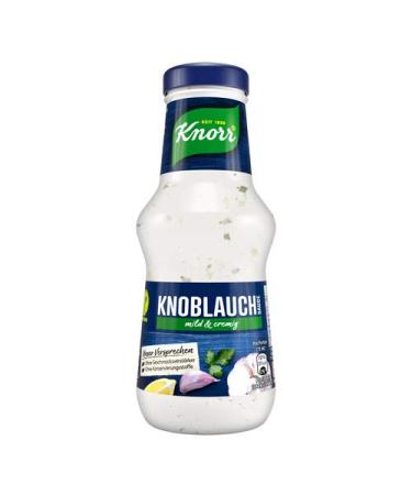 Knorr Garlic Sauce - Creamy Barbecue Sauce (250ml Pack of 6) | Mild Taste Ideal for International Shipping - Buy Online on SooperMarket.com