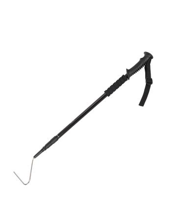 Bewinner Stainless Steel Extensible Snake Hook Portable Snake Hook Reptile Catcher Stick Rattlesnake Grabber Pick Up Handling Tool Retractable Reptile Hook for Catching Handling Snake