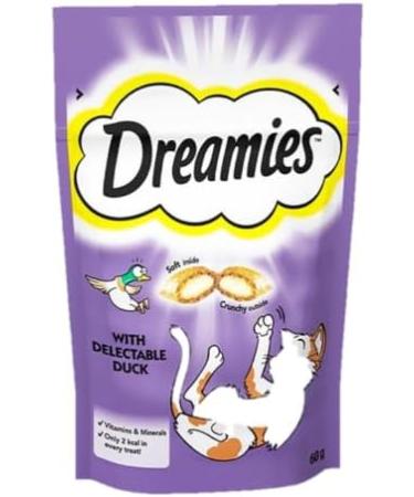 Pulla Dreamies Cat Treats Selection Box Chicken Cheese Salmon Beef Duck Turkey - 6 x 60g Bags - Buy Online on SooperMarket.com