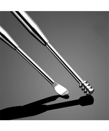 Portable Ear Cleaner Stainless Steel Ear Spoon Set Stainless Steel Ear Wax Remover Reusable Stainless Steel Ear Wax Remover Set Ear Wax Easily Removed Ideal for Personal and Home Use - Buy Online on SooperMarket.com