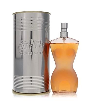 Jean Paul Gaultier Classique Eau de Toilette Spray for Women, 100 ml 3.38 Fl Oz (Pack of 1)