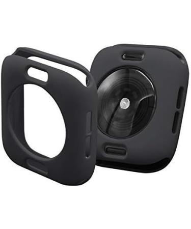 Hontao Ultra Thin Soft TPU Shockproof Bumper Case for Apple Watch Series 8/7 - Black 45mm - Buy Online on SooperMarket.com