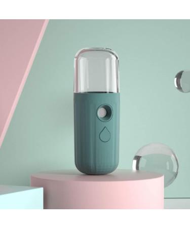 Mini Facial Mister Handheld Face Mist Sprayer Moisturizing USB Recharging Skin Hydration Tool 30ml Green Handy Moisturizing Sprayer - Buy Online on SooperMarket.com