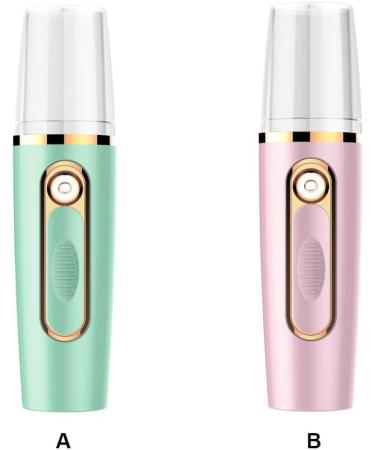 kawehiop Mist Face Sprayer 25ML Rechargeable Moisturizing Hydrating Facial Mister Beauty Portable Cooling Skin Care Atomizer Steamer Pink - Buy Online on SooperMarket.com