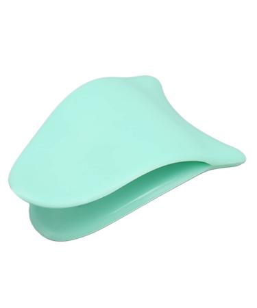Lash Clip Applicator Green Plastic Curved Head Lash Clip Portable Daily Use Lashes Buddy Makeup Auxiliary Tool for Beginner and Professionals