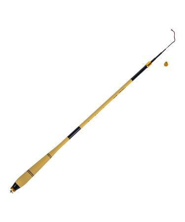 Goture 1.8m-3.6m Telescopic Fishing Rod Carbon Fiber Ultra Light Fishing Pole Portable Travel Rod Stream Carp Fishing Yellow 6ft/1.8m