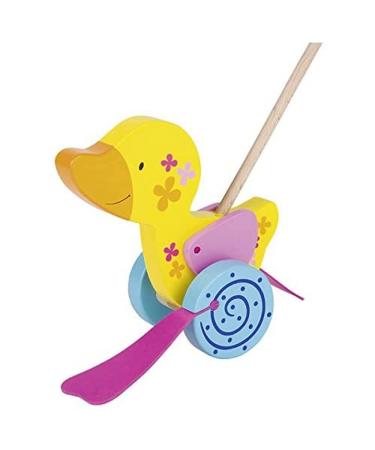 Goki 54913 - Push-along duck - Susibelle collection