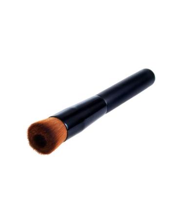 1PC Concave Makeup Brush Liquid Brushes Brush Large Face Brush Liquid Cream Blending Tool Cosmetic Applicator For Full Coverage(Black)