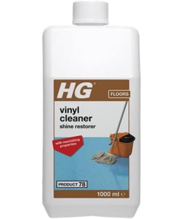 HG Vinyl Cleaner Extra Strong 79 Removes Stubborn Dirt & Grease from all types of Artificial Flooring 1 Litre (150100106) & Vinyl Floor Cleaner & Shine Restorer 78 1 Litre - Buy Online on SooperMarket.com