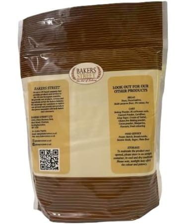 Bakers Street | Vital Wheat Gluten Flour 2X1Kg (2Kg) | Premium Quality | Bread Making - Buy Online on SooperMarket.com