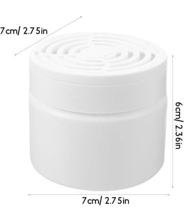 10pcs Empty Refillable Fragrance Diffuser Box - 150ml Hollow Lid Case for Bathroom Bedroom & Car - Buy Online on SooperMarket.com