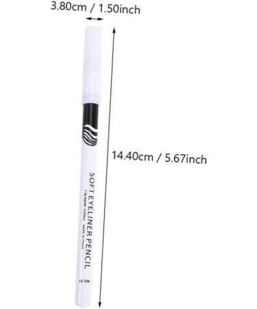 PLAFOPE 48 Pcs Eyeliner Pencil Highlighter Eyeliner Pens Woman Iluminador Makeup Eyeshadow Wooden Pole White - Buy Online on SooperMarket.com