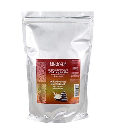Iodine-bromine bath salt against scars psoriasis rheumatic diseases arthritis 1000 g BINGOSPA