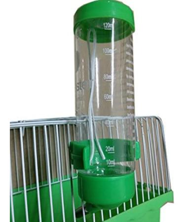 Hypeety 125ML Hamster Cage Water Bottle Feeder Bowl 1Pcs - Random Color | Ideal for Parrots, Mice, Rats, Gerbils - Buy Online on SooperMarket.com