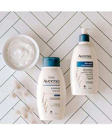 Aveeno Skin Relief Fragrance-Free Body Wash - 12 oz | Soothing & Hydrating - Buy Online on SooperMarket.com