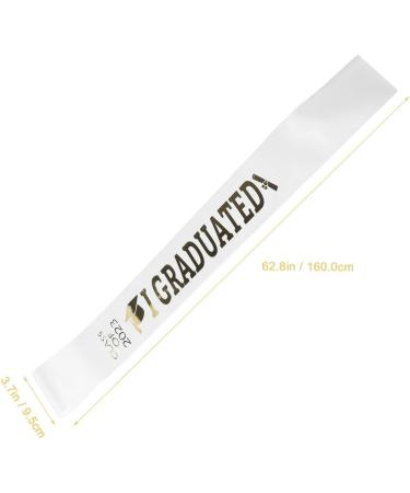 2023 Graduation Satin Sash and Tiara Kit - Glitter Rhinestone Crown for Graduation Party Decor - Buy Online on SooperMarket.com