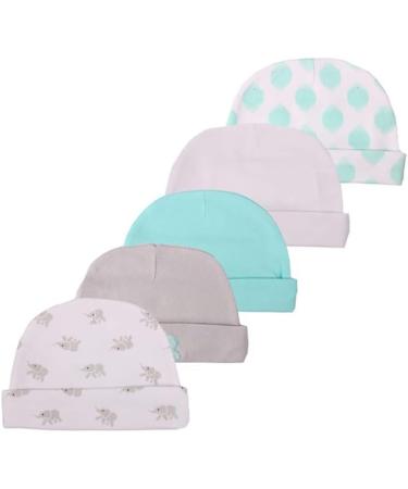 Baby Hat and Mittens Set Newborn - 100% Cotton Baby Caps & Gloves for Boys and Girls 0-6 Months, Color5 - Buy Online on SooperMarket.com