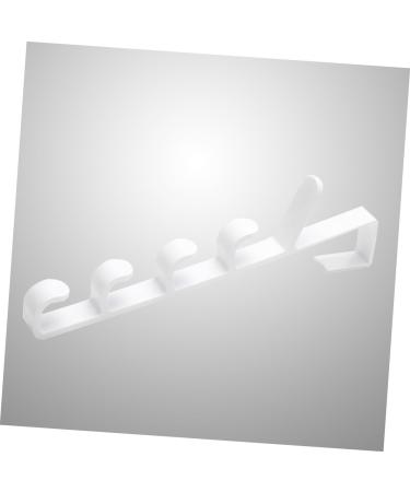 Baluue 4 pcs Plastic Hooks for Hanging Towel Hook Hanging Rack Multifunctional Hooks Plastic Hanger Hook 2pcsx2pcs Whitex2pcs - Buy Online on SooperMarket.com