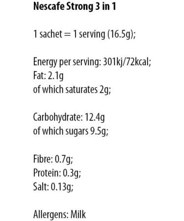 NESCAFE 3in1 STRONG 112 SACHETS (14 g/sachet) WHOLESALE EU MADE LONG DATE FRESH STOCK INSTANT COFFEE - Buy Online on SooperMarket.com