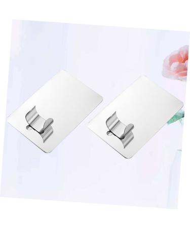 NOLITOY 4 Pcs Hand Palette Set | Nail Art Metal Manicure Tools & Gel Mixing Palette for Makeup & Cosmetics - Buy Online on SooperMarket.com