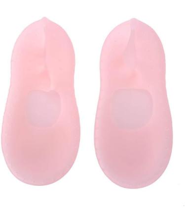 Buy Aluminum Silicone Spa Socks - Moisturizing & Peeling Foot Care for Soft Smooth Feet - Unisex Pink - Buy Online on SooperMarket.com