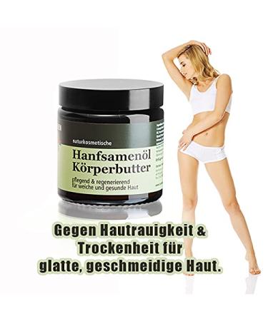 CristinenMoor Body Butter with Hemp Seed Oil - Natural Moisturizer for Smooth Skin - 110ml | Anti-Skin Roughness - Buy Online on SooperMarket.com