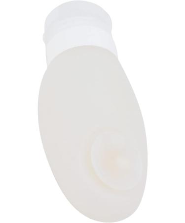 Zerodis Portable Silicone Cosmetic Storage Bottle for Outdoor Travel - Lightweight and Shampoo Bottle for Camping (White) - Buy Online on SooperMarket.com