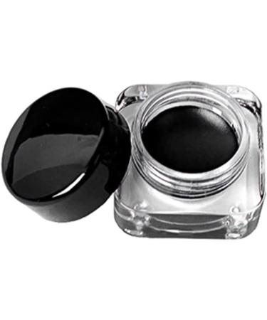 Gel Eyeliner Pot Lasting Gel Eyeliner | Gel Eyeliner with Brush Beauty Cosmetic Last for All Day Long(Black 0.18oz./5g) - Buy Online on SooperMarket.com