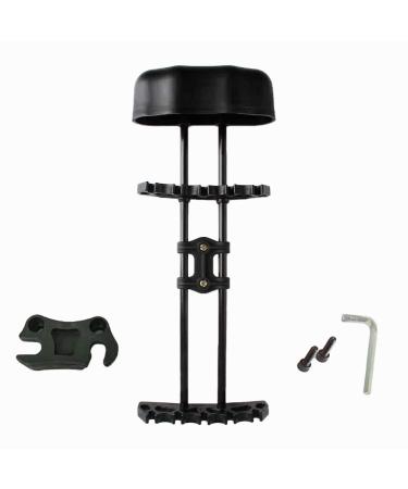 ARusyna 5 Arrow Bow Quiver for Archery Universal Hunting Quiver Quick Detach Quiver for Compound Bow and Recurve Bow Broadheads Lightweight Black