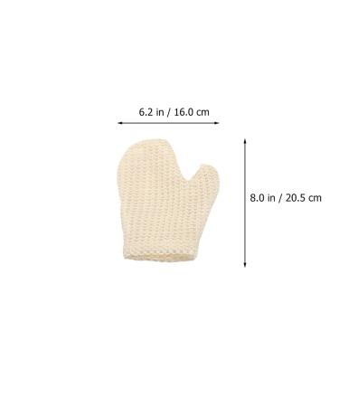 Buy Angoily 2-Piece Peeling Washbasin Gloves - Dead Skin Remover & Body Massage Scrub for Adults & Kids | SISAL Hollow Design for Effective Exfoliation - Buy Online on SooperMarket.com