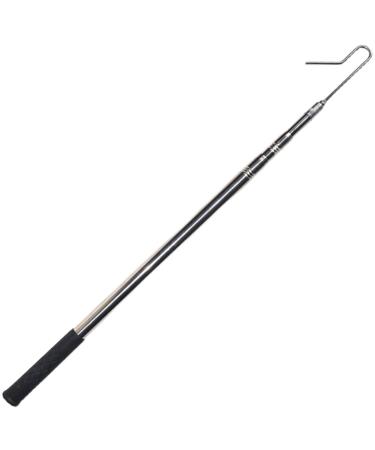 GLOBOTECH Extendable Chicken Catcher Leg Hook - Stainless Poultry Hook Fowl Catcher 25" Extend to 59" Perfect Tool for Safe and Easy Handling of Fowl Duck Catcher Instead of Bird Catching Net