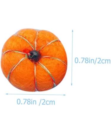 EXCEART 10pcs Felt Pumpkins Pompoms for Crafts Pumpkin Hairpin Clothes Sewing Materials Finished Product Random Color 10pcs 2X2CM - Buy Online on SooperMarket.com