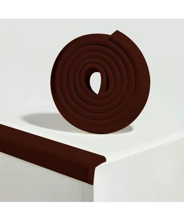 Baby Proofing Edge and Corner Guard Set - 2m / 6.5ft Furniture Bumpers with 8 Corner Guards - Pre-Taped Cushions in Brown - Child Safety Protectors - Buy Online on SooperMarket.com