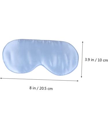 Silk Sleep Eye Mask | Adjustable Comfortable Blindfold for Sleeping & Travel | Blue | 1 Count - Buy Online on SooperMarket.com