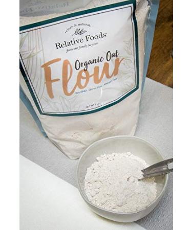 Relative Foods Organic Oat Flour 3 lbs - Gluten Free & Additive-Free - Buy Online on SooperMarket.com
