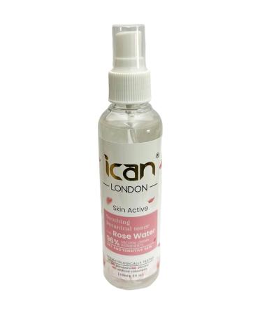 ICAN LONDON SKIN ACTIVE SOOTHING BOTANICAL ROSE WATER TONER MIST 150ML CLEAR