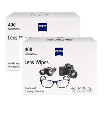 Zeiss Pre-Moistened Lens Cleaning Wipes 2 Pack of 400 Wipes