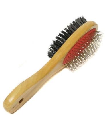 Tech Traders DOUBLE SIDED PET GROOMING BRUSH GROOMER PET CAT DOG HAIR FUR BRUSH COMB TIDY-LARGE