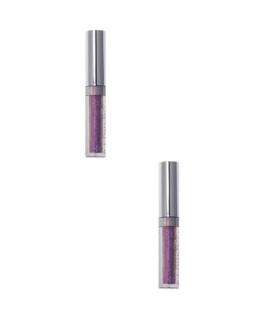 Angoily 2pcs Eyeshadow Purple Eyeliner Liquid Eyeliners Glow Eye Powder Eye Shadow Diamond