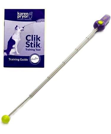 Karen Pryor Clicker Training Clik Stik - Terry Ryan Pet Training Tool (Purple) | International Shipping Available - Buy Online on SooperMarket.com