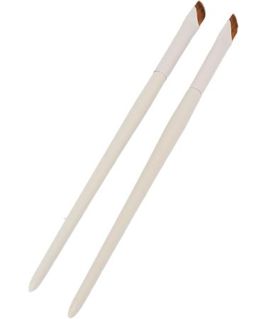 Eyeliner Brush Professional Slanted 2pcs Sickle Eyeliner Brush Portable for Home for Makeup Artist - Buy Online on SooperMarket.com