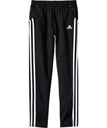 adidas Girls' Big Warm Up Tricot Pants Small Adi Black