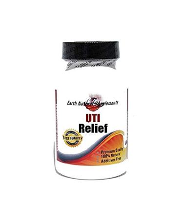 Urinary Track Infection Relief with Cornsilk Queen of Meadow Uva Ursi Juniper Cleavers Celery - UTI Relief * 90 Caps 100% Natural - by EarhNaturalSupplements