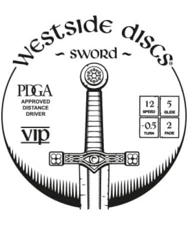 Westside Discs VIP Sword Disc Golf Disc | 170g+ | User-Friendly Distance Driver - Buy Online on SooperMarket.com