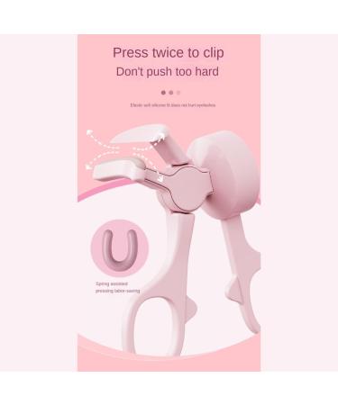 Wispbreeze Electric Eyelash Curler with 3 Heating Model Portable Eye Lash Perm Shaping and Thermal Eyelash Clip Pink - Buy Online on SooperMarket.com