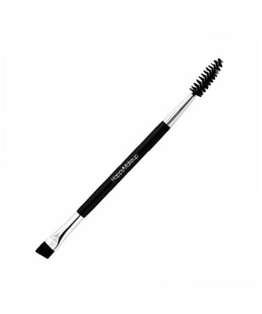 Duo eyebrows brush pass insert brush and angled brow brush multifunctional mini-eyelash brushes for tinting angled brow eyelashes kamm eyebrows brush tools