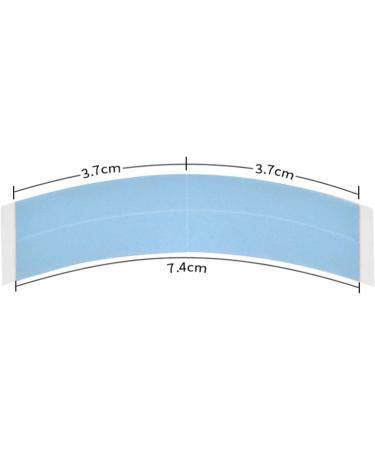 36 Pieces Wig Double Sided Tape Lace Super Tape Wig Tape Double Sided Shape C Contour Wig Adhesive Tape Accessory for Hair Extension Lace Front Support Toupee Wigs - Buy Online on SooperMarket.com