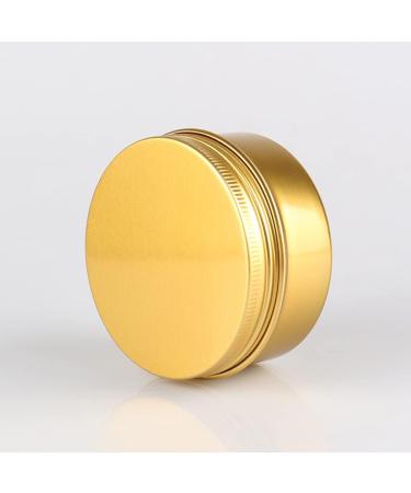 Zeoabsy 10 Pieces 80ml Gold Aluminum Empty Jars - Durable Stylish Containers for All Your Needs | Buy Internationally - Buy Online on SooperMarket.com