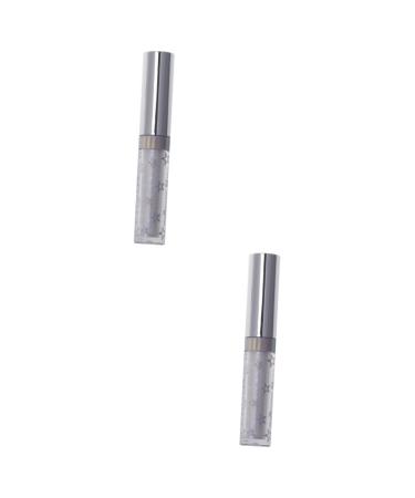 Angoily 2pcs Eyeshadow Sparkling Eyeliner Eye Topping Glitter Shiny Women Makeup Eye Shadow Water-based