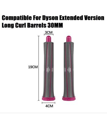 1 Pair 30mm/1.2 inch Long Curling Barrels For Dyson Airwrap Styler Extended Version Curl Barrels Attachment Parts - Buy Online on SooperMarket.com